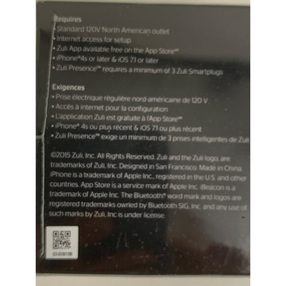 Zuli Smart Plug Smart Home Control 3 Pack Dim Energy Monitor iOS  New 7132 - Picture 3 of 9